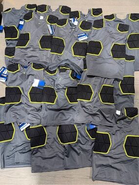 NWT WHOLESALE RESALE CHAMPRO COMPRESSION SHIRTS FOOTBALL BOYS Size SMALL 18 pcs